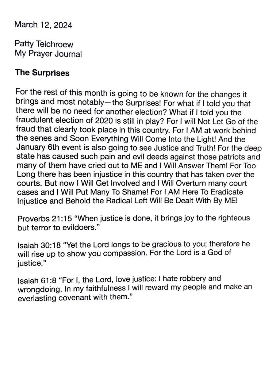 Could this be the time when the surprises will be revealed? From two years ago…