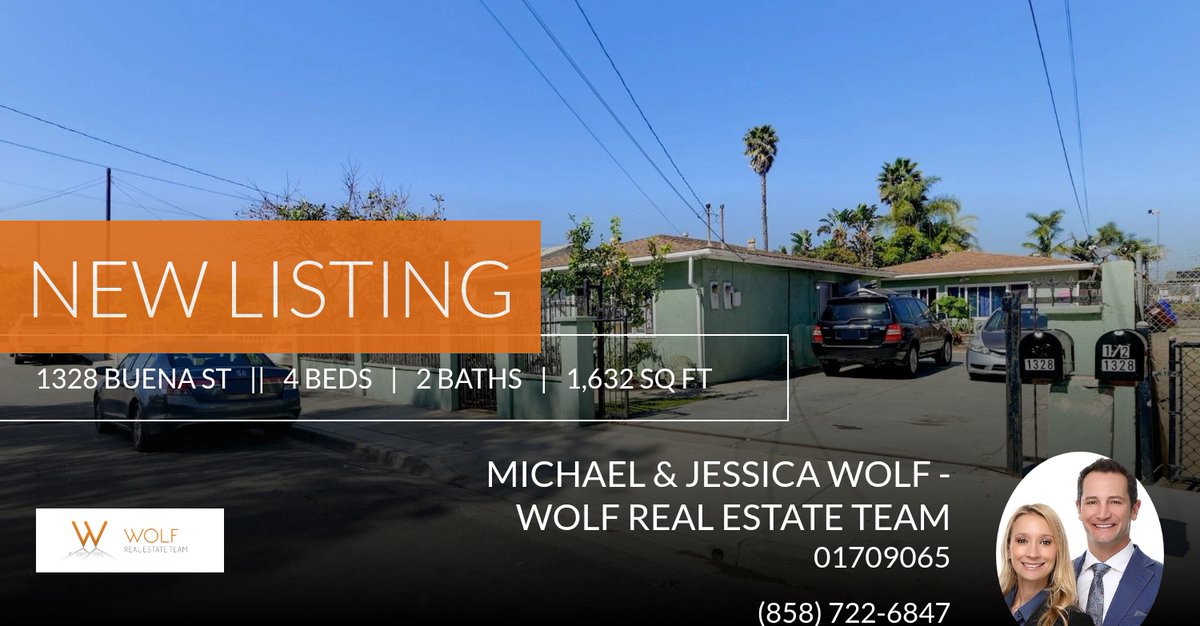 MikeWolfRealtor's tweet photo. 📍 New Listing 📍 Take a look at this fantastic new property that just hit the market located at 1328 Buena St in Oceanside. Reach out here or at (858) 722-6847 for more information

Michael &amp; Jessica Wolf 
DRE#01709065
Wolf Real E... https://t.co/FxIoNiVvfv https://t.co/lbTOrYmMuF