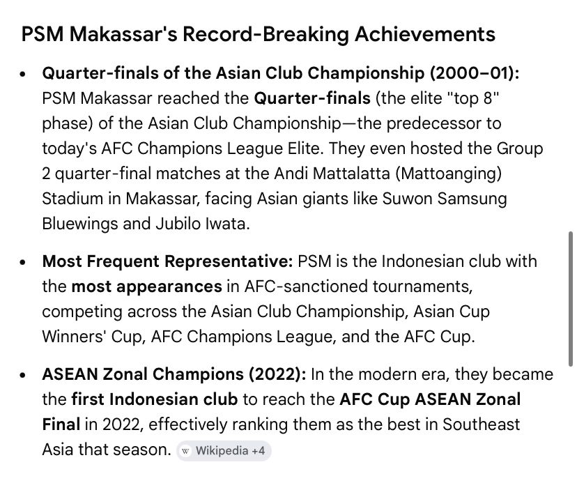 tryanslive's tweet photo. @idn_abroad Memang harus diakui masih PSM Makassar klub Indonesia yang masih paling konsisten di AFC Club Competition meskipun dengan banyak keterbatasan. https://t.co/sO9QzAzpjf