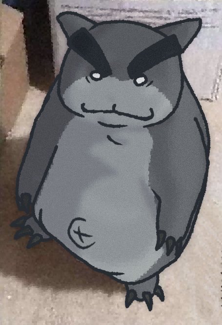 cart0oncreature's tweet photo. some #mewgenics art of guillotina my beloved https://t.co/XdePX2cpRz