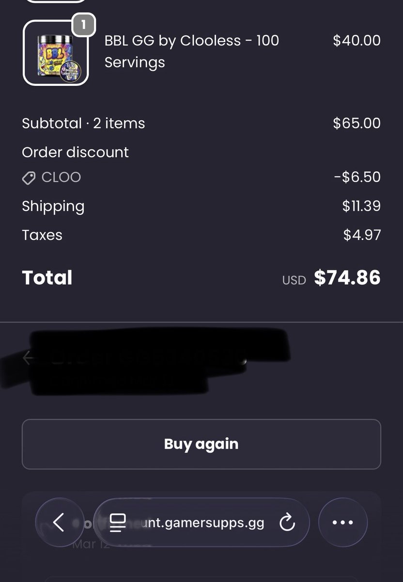 TTVL1mitless999's tweet photo. Copped some BBL using code CLOO, hyped for this 🙏🏽 https://t.co/5kRvEKXXgy