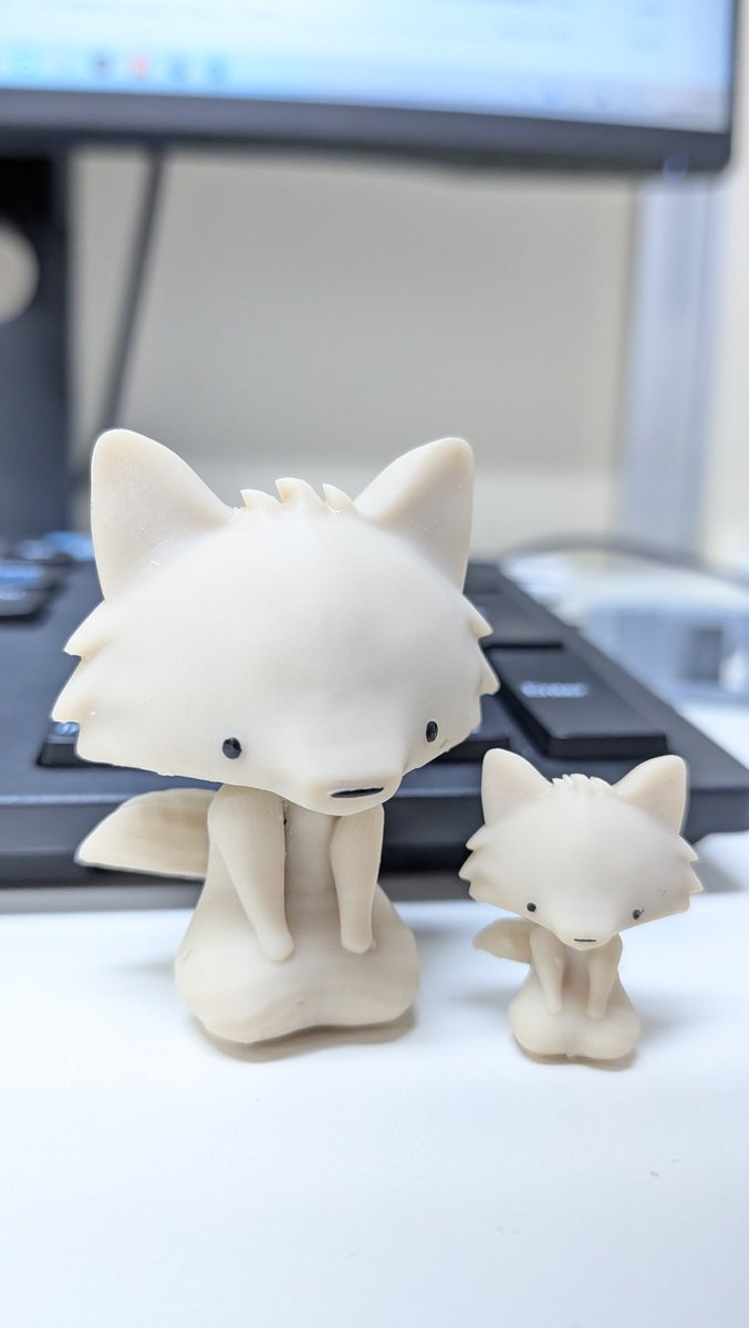 ちょっと大きなキツネくん😊