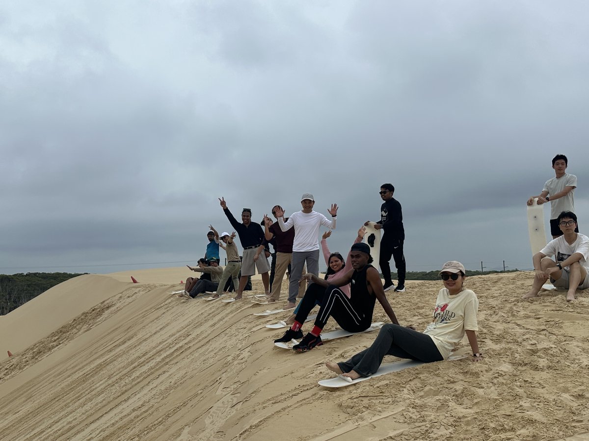 AustraliaAwards's tweet image. #Australia Awards orientation events continue across Australia! 🇦🇺✨

From sandboarding in the Hunter Valley to networking at the Australian Open, a diverse range of activities are setting our scholars up for success.🎾🦘🥘⛴️

Welcome to all new scholars!

#ChangeMakers