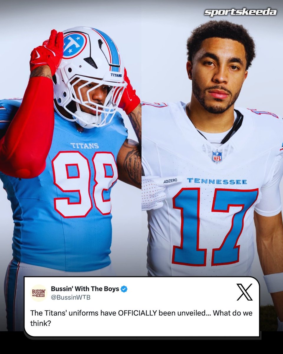 SKProFootball's tweet image. The Titans’ new uniforms are here!

#NFL #Tennessee #Titans
