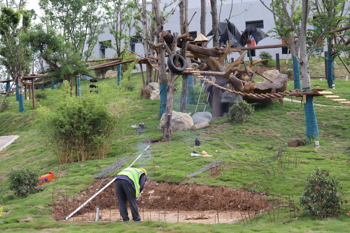 CSCECNEWS's tweet photo. 🌱On #TreePlantingDay, discover the wisdom of living in harmony with nature.🌱
At the Mianyang China Giant Panda Park in #Sichuan, China, #CSCEC created a forested habitat for giant pandas.
More than 900 trees now take root here, creating a lush environment where pandas can live closer to the wild.
#BuiltByCSCEC #BuildingWithNature #Panda
@ChinaMianyang @Amazingsichuan