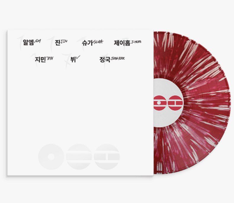 jjkclean's tweet photo. Na capa do vinyl as tatuagens (7) de cada um dos membros está gravada, as tatuagens juntas formam BTS 😭 https://t.co/M9WKCBRK4I