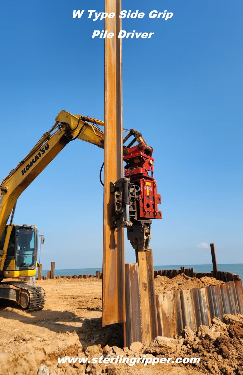 felicejung74's tweet image. 📙 Sterling Side Grip Pile Driver (Patented W type) 📙 Contact: felice.jung@sterlingripper.com WhatsApp : +82 10 5431 1552 
Web:sterlingripper.com
#piling #foundation #sterling #sidegrippiledriver #excavatoroperator #piledriver #sidegrip #multigrippiledriver #sheetpiledriver