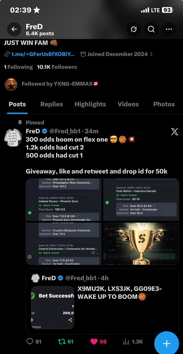 EricusTe's tweet photo. @Fred_bb1 +233246436911
Eric Tetteh 
Bless me boss 🤲🏾 https://t.co/GvTmLLttSH