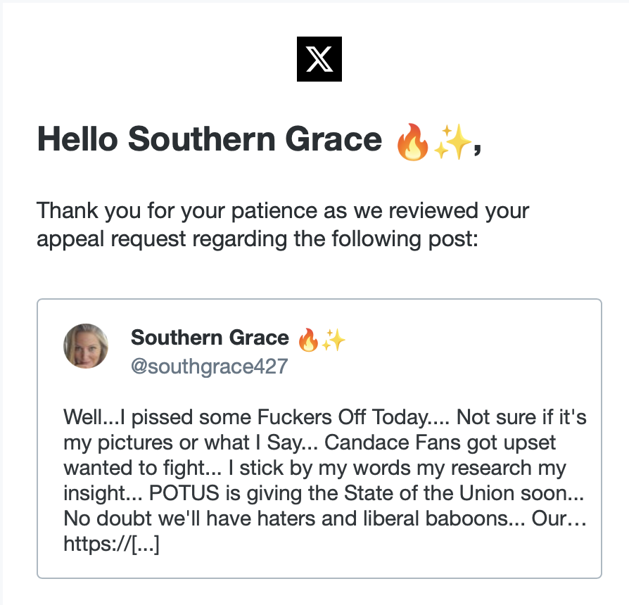 SBocephus7's tweet photo. Grace got 12 Hours in the Hole again...
LMFAO...
Do not...under any circumstances..
Say Baboon...I guess it's a word that can't be used...
Thank you for your attention to this matter.... https://t.co/ZwpLWSZHd2