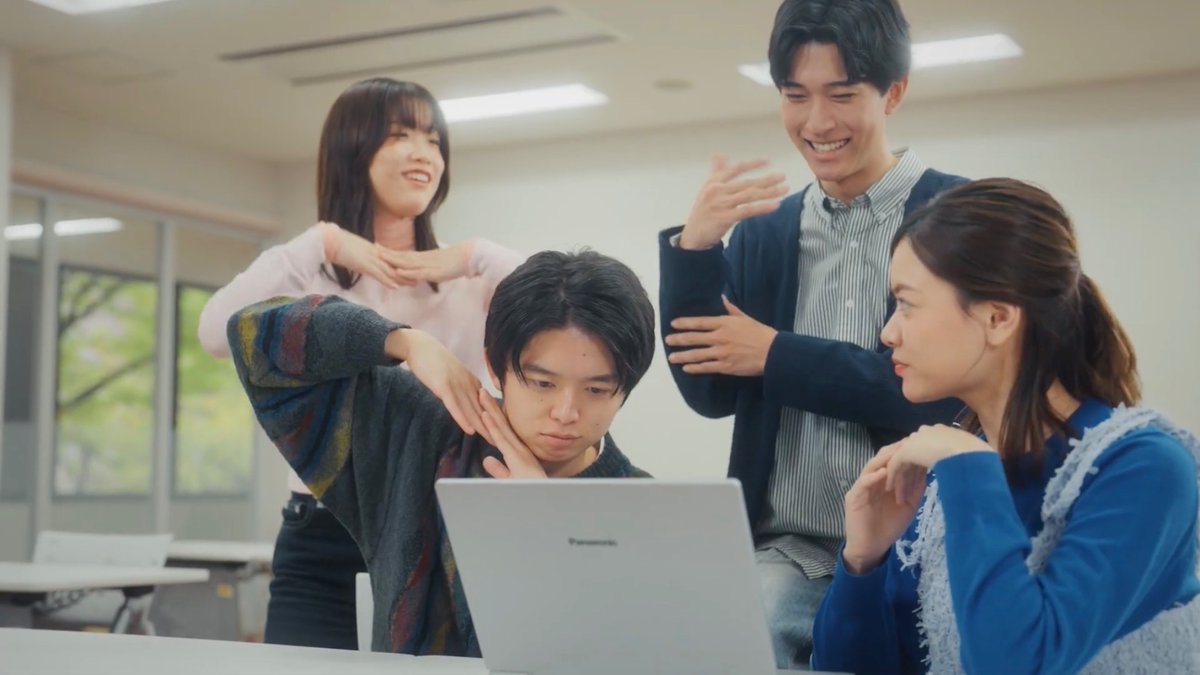 WALK_talent's tweet photo. ／
🚶‍♀️出演情報🚶
＼

麻生竜司 @aso_ryuji 

🎥 WEB
Panasonic
学生向けレッツノートFC 商品紹介動画

https://t.co/qm0j3zqTEL

#麻生竜司 https://t.co/jQxgxpnLN0