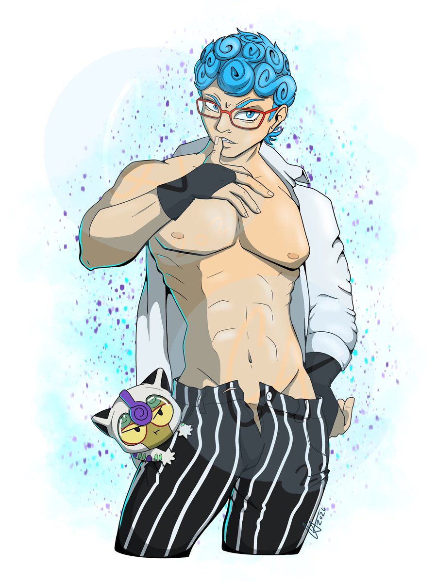 WubbaDubs's tweet photo. I’m alive, here have Ice Husbando 🩵❄️

(Don’t ask me why the video is flipped, ehhhh) 

#jojo #Jojosbizarreadventure #speedpaint https://t.co/FeL8RGBzaF