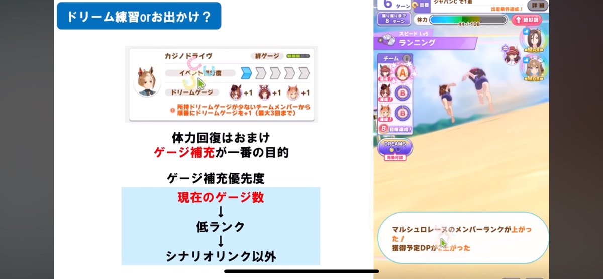 ponichai6's tweet photo. こんな感じの内容です

お出かけとドリーム練習の使い分けを意識することでチーム内のランクのバラつきを防ぐことができるますです

詳しくは動画で🙇 https://t.co/dsGAN4xhc5