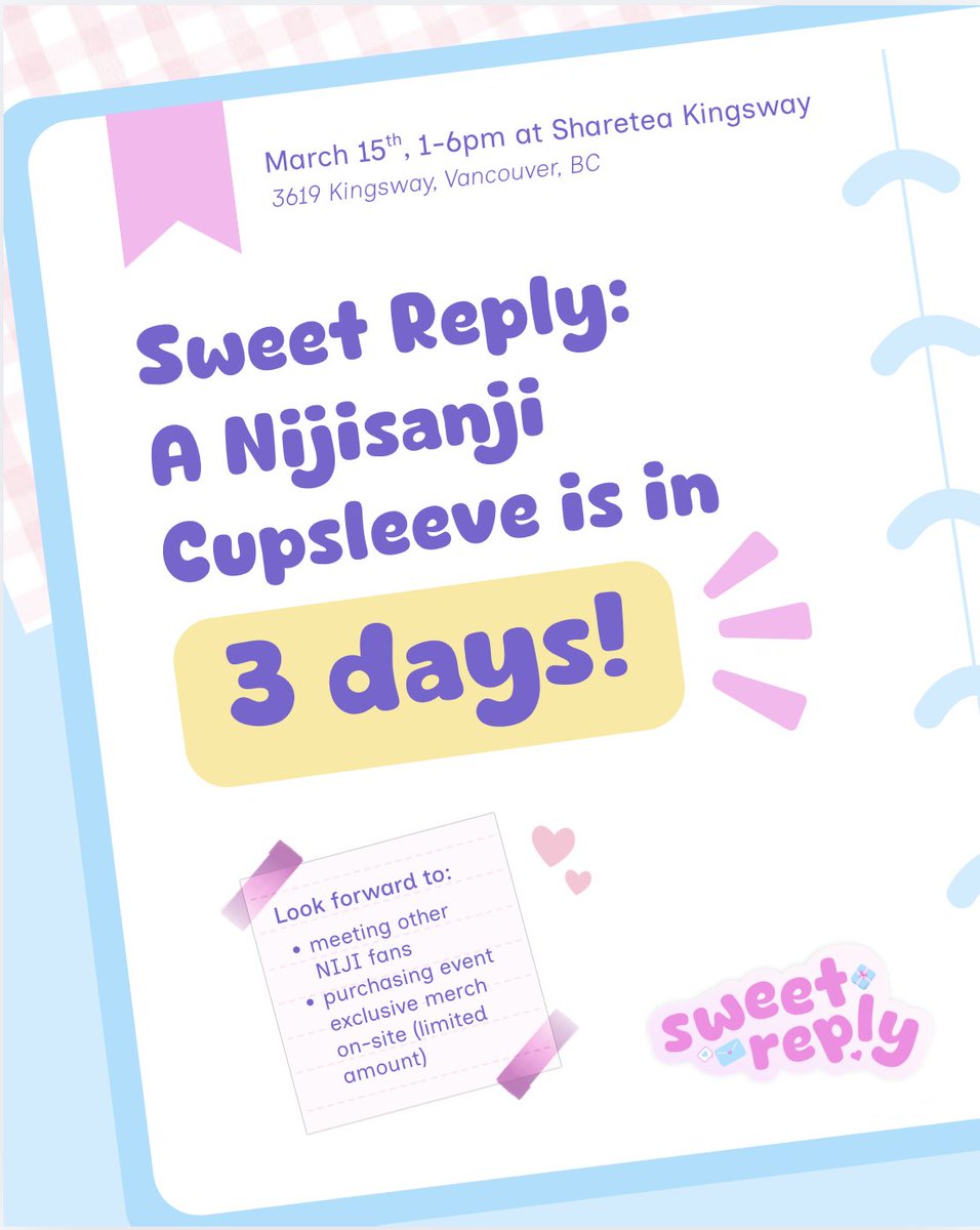 NIJICITY➡️Sweet Reply: White Day Niji CSE tweet media