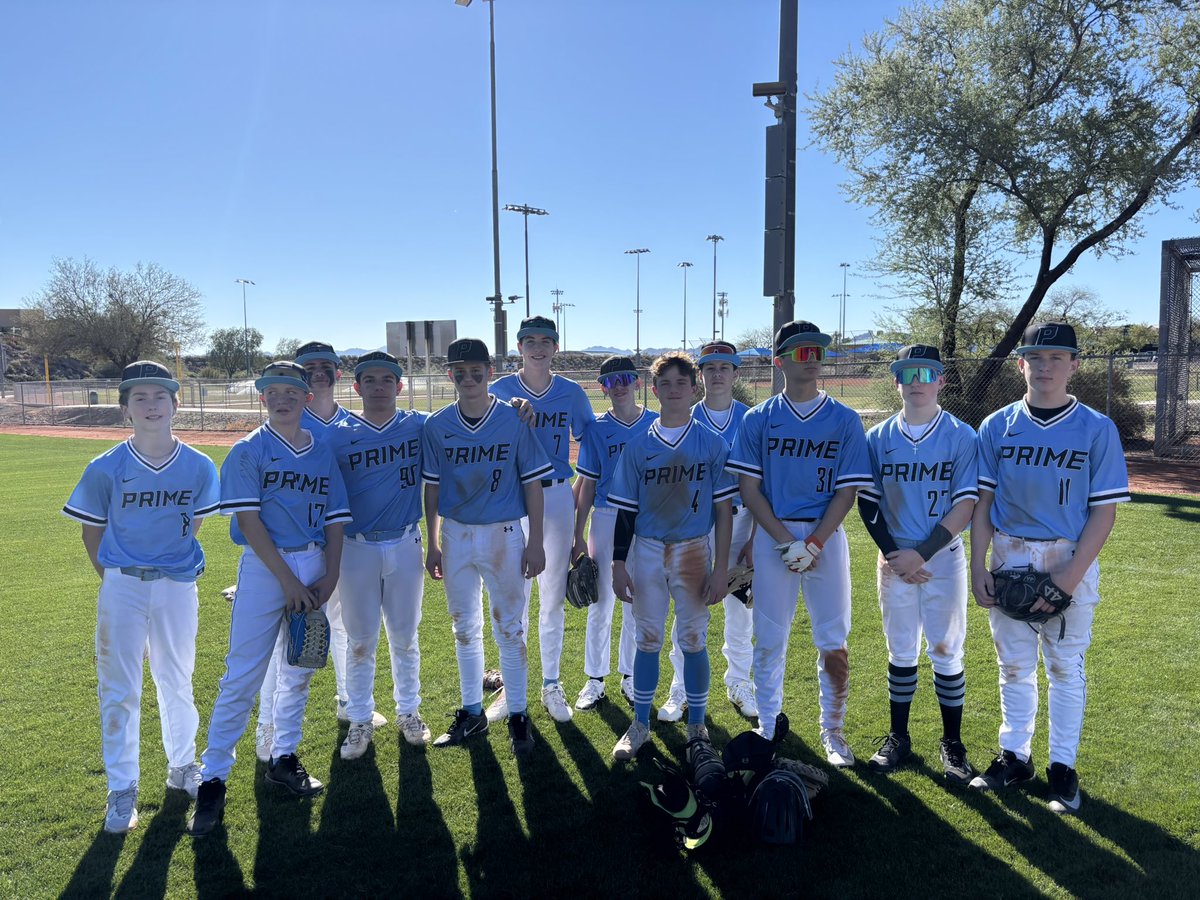 Prime27_17's tweet photo. 14u boyz kill it on opening day. Going 2-0 out in AZ. https://t.co/ss6QbbtLsP