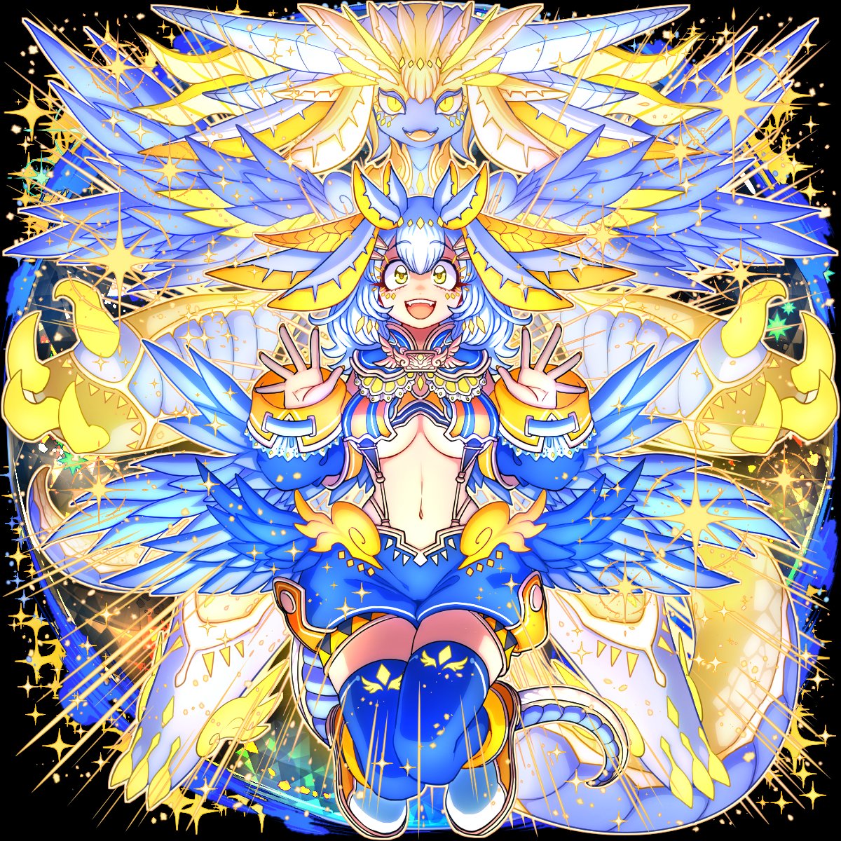 DragonPoker_aso's tweet photo. 【ドラポ新カード情報】本日メンテ後から開催の『GDR超越MAXガチャ』に『散光星雲（さんこうせいうん）竜オリオン』が登場！冬はオリオンがきれいじゃ！という台詞をついいってしまうぐらい有名じゃが！冒険者諸君の好きなオリオンはなんじゃろうか？あったら是非教えてくれですぞい！ https://t.co/DfPbwuqplE
