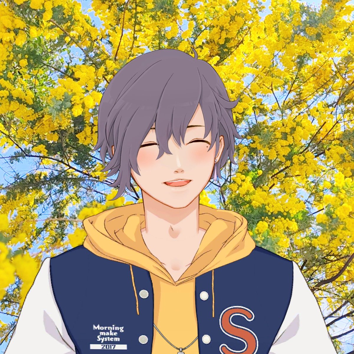 今年のミモザとセイくん💛