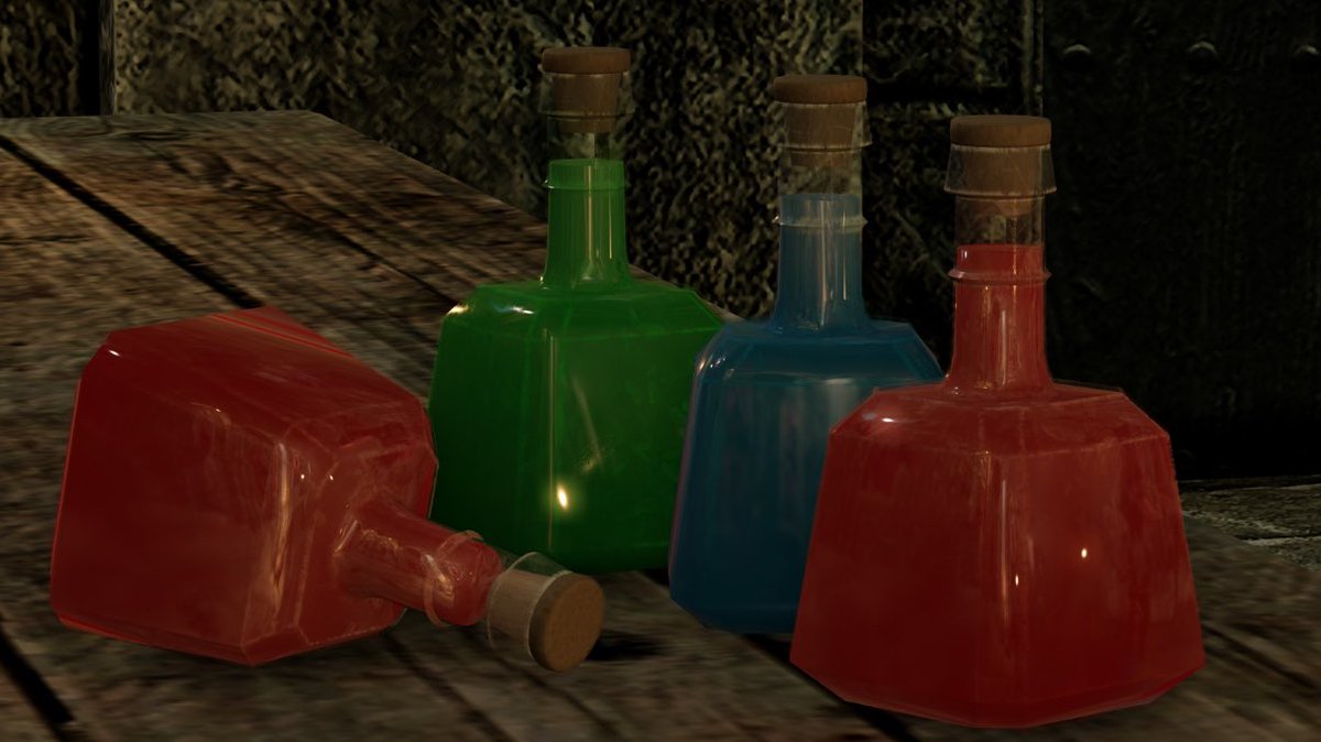FR05T_Protogen's tweet photo. More work on my potion replacer project for Skyrim https://t.co/OgPbOIPZek