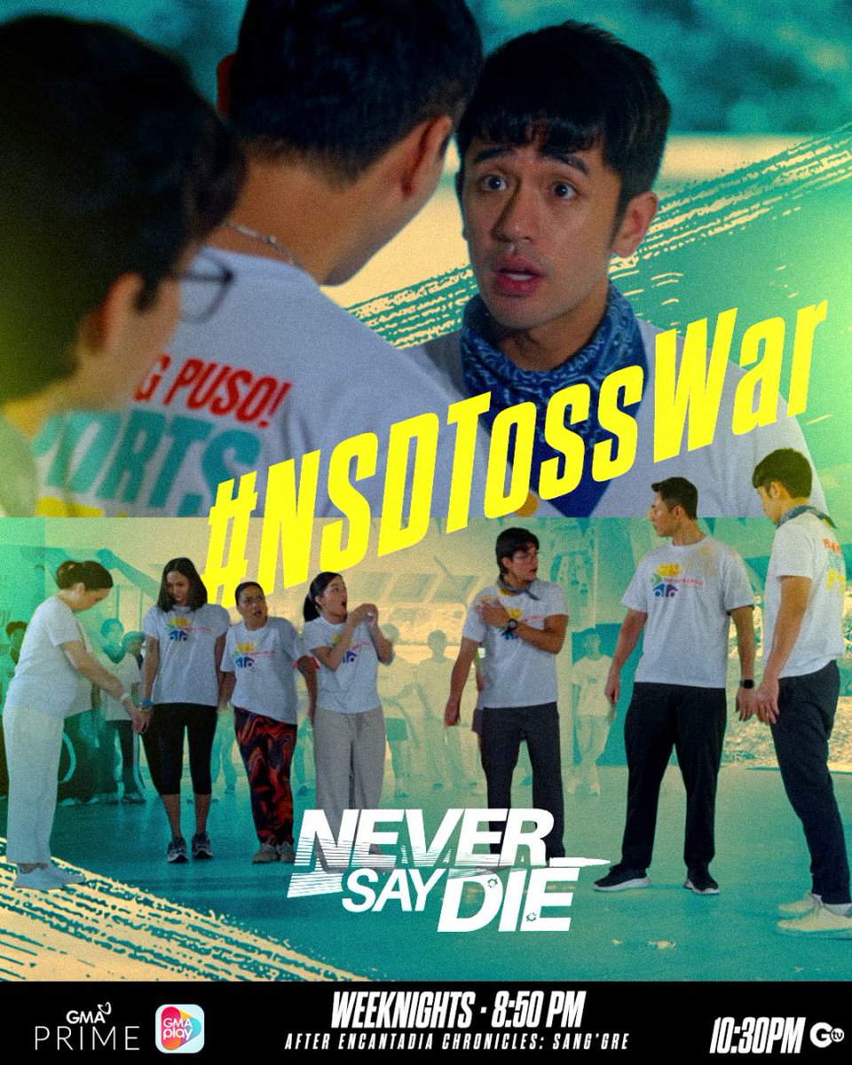 #NeverSayDieGMA : Ngayong Biyernes, may magkakapikunan sa palaro at may magta-topless? 😳

#NSDTossWar | Abangan mamayang 8:50 PM sa GMA Prime at 10:30 PM sa GTV!