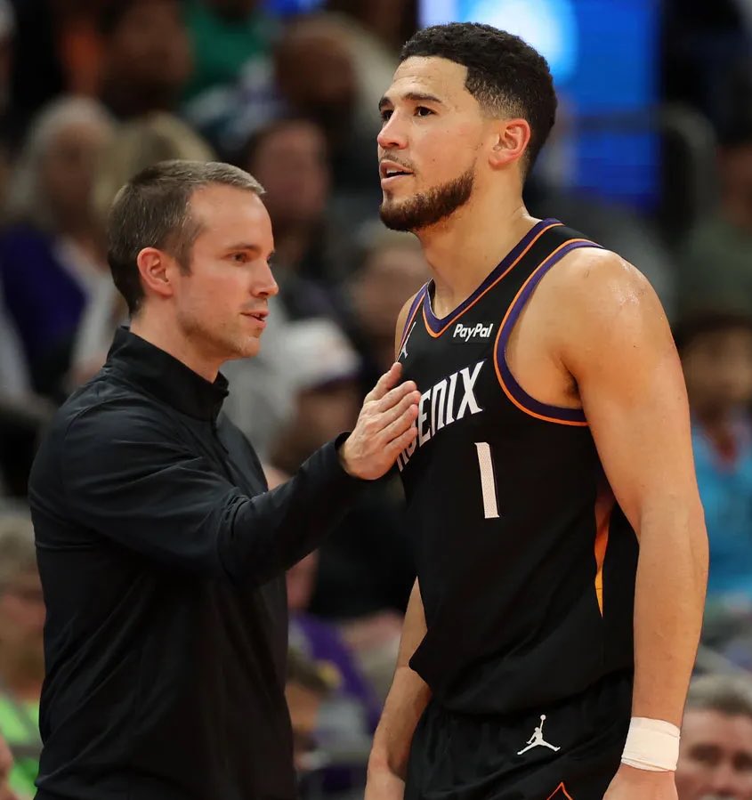esidery's tweet photo. The Suns’ turnaround after trading Kevin Durant and releasing Bradley Beal via waive-and-stretch isn’t being talked about enough.

Phoenix already has more wins than they did all of last season, and now they’re only 1.5 games behind securing the Western Conference’s No. 3 seed. https://t.co/xzWYnxcdwp