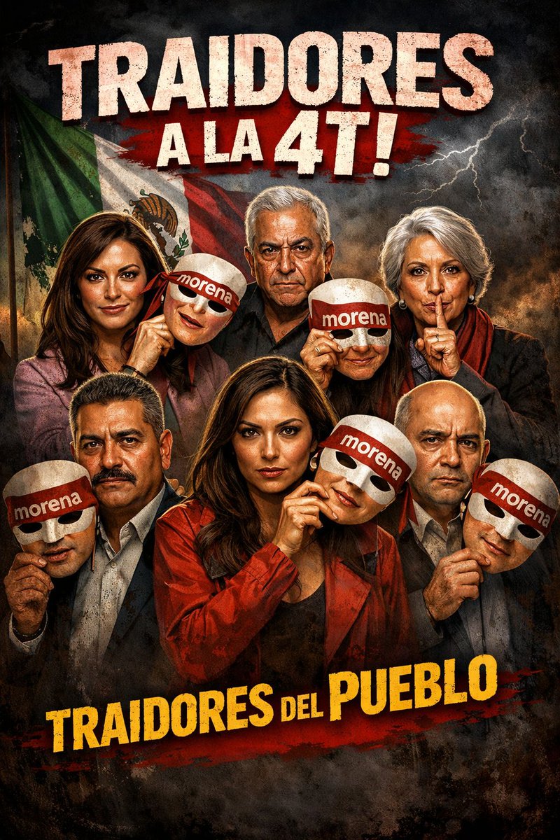 Diputados de Morena que votaron en contra:
1 Alejandra Chedraui Peralta
2 Santy Montemayor Castillo
3 Giselle Yunueen Arellano Ávila
Diputados de Morena ausentes (no votaron):
4 Jesús Jiménez
5 Manuel Espino
6 Olga Sánchez Cordero
7 Iván Peña Vidal
#NoQueremosTRAIDORES
#LOS7FUERA