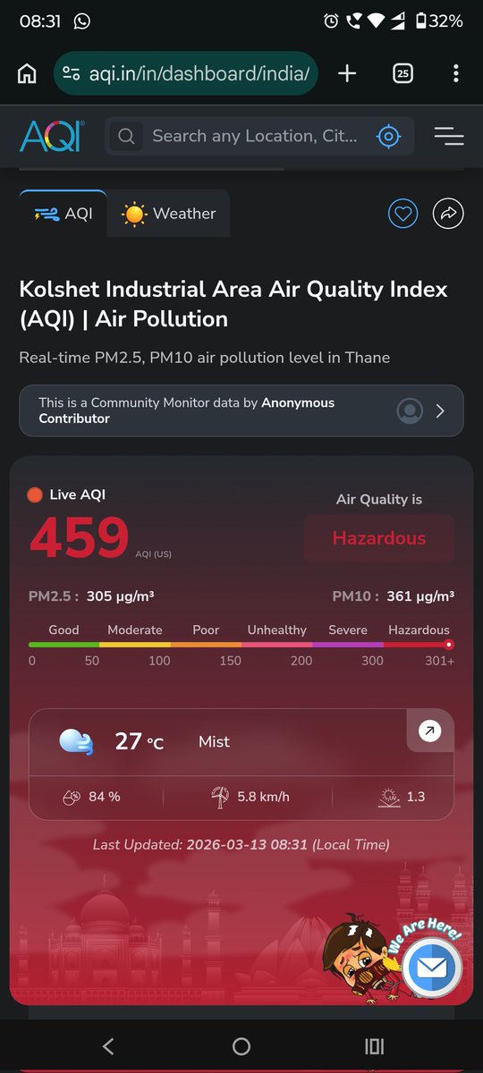 radnus1987's tweet photo. Day 21 of reporting Hazardous AQI in #Kolshet at @Lodha #Amara
-No halt on construction
-No action against polluting vehicles
-No dust control and clean up
@Pankajamunde @TMCaTweetAway @CMOMaharashtra @PMOIndia https://t.co/MwVx3whgn9