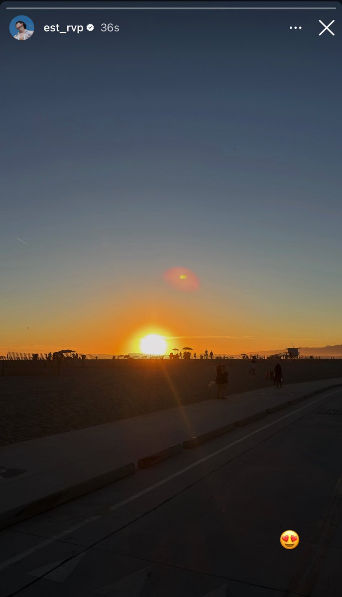 ตอนนี้เวลาสองทุ่ม LA อมกสวยมาก🥹🌥️✨

#est_rvp