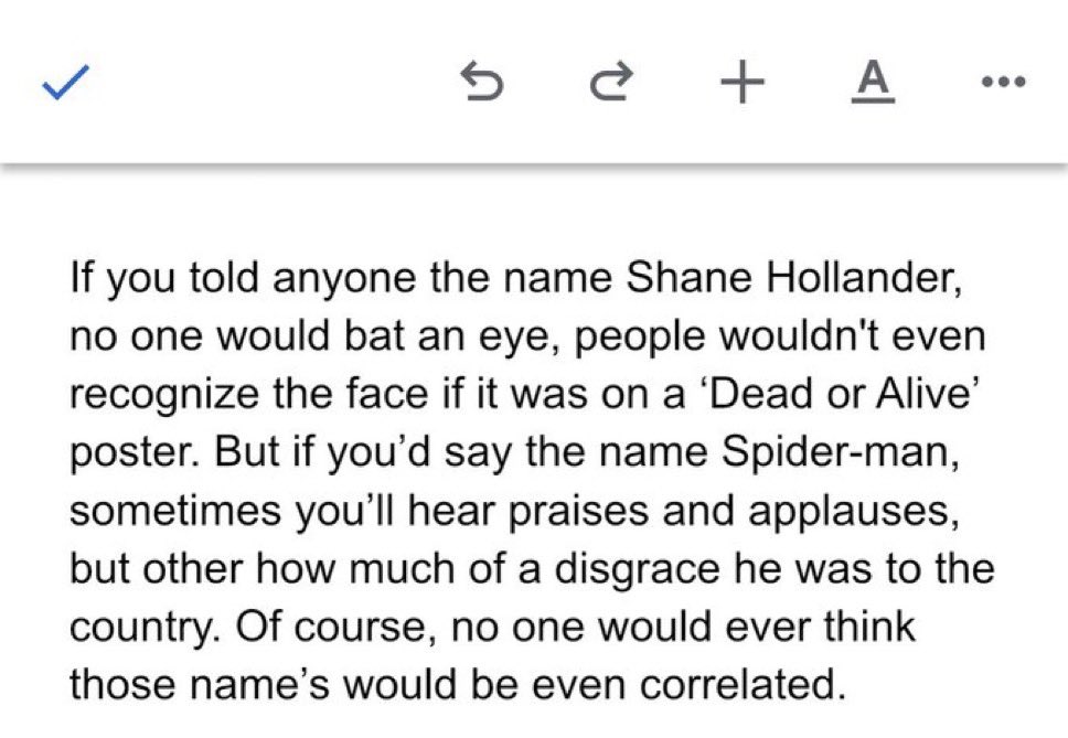 lomlhudcon's tweet image. so now that i’m #back 
there’s this fic that has been sitting on my docs…… would u guys be interested in a hollanov spider-man au where shane is peter and ilya mj… just asking…