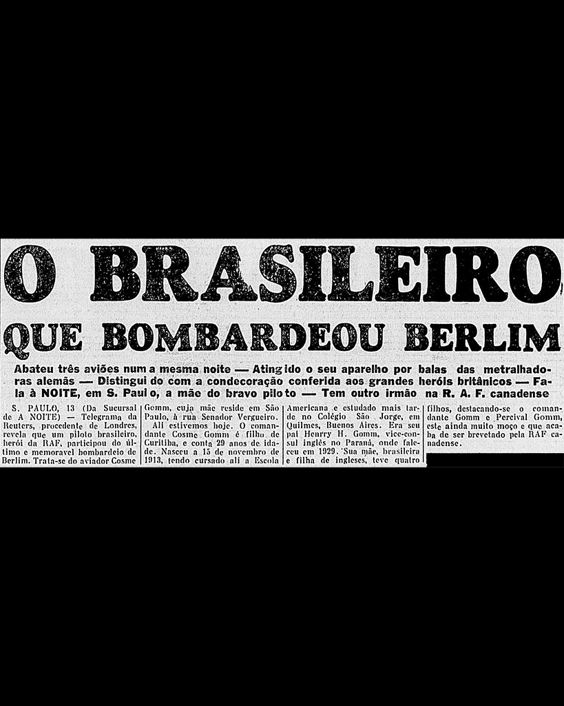 sentandoapua's tweet photo. Notícias da 2ª Guerra: 13MAR1943-Um brasileiro que bombardeou Berlim https://t.co/Vaq6w4eOYo 

#MAR43 #ANoite #WWII #Aviação #RAF #Gomm @RoyalAirForce https://t.co/8pLT2MqO1n