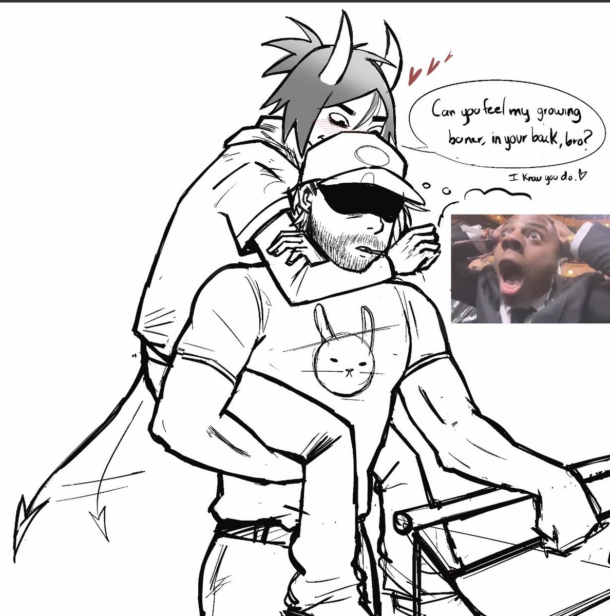 Went shopping the other day with <a href="/Chris_Prkr/">Willow 🍃 Comms Open</a> Piggyback rides are fun.