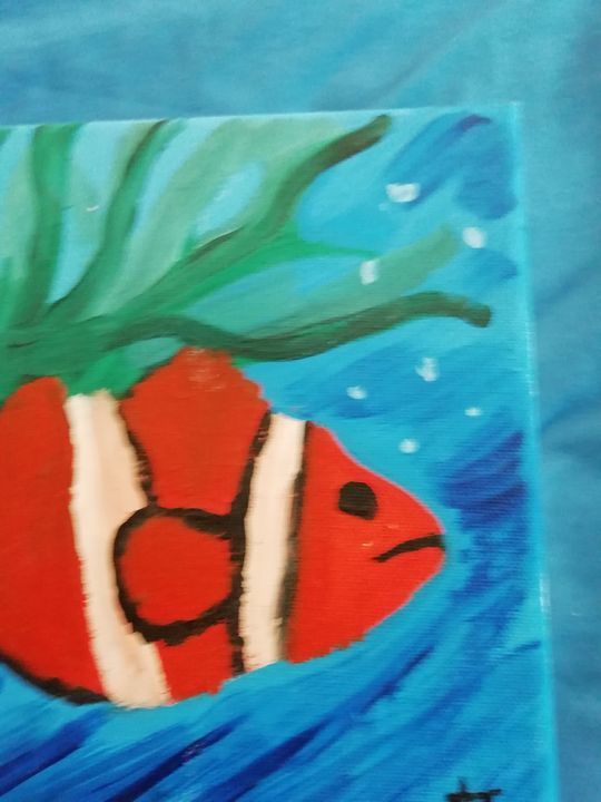 AngelaT20007708's tweet photo. Art of the Day! "Chloe fish". View at: https://t.co/9vgBFIpzuu https://t.co/Ao2FNZnY58