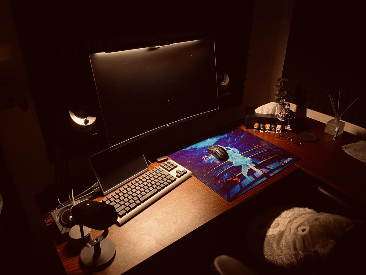 jyun1581's tweet image. デスクトップにこだわり始めて1年半ほどたった男のデスク
#desktop