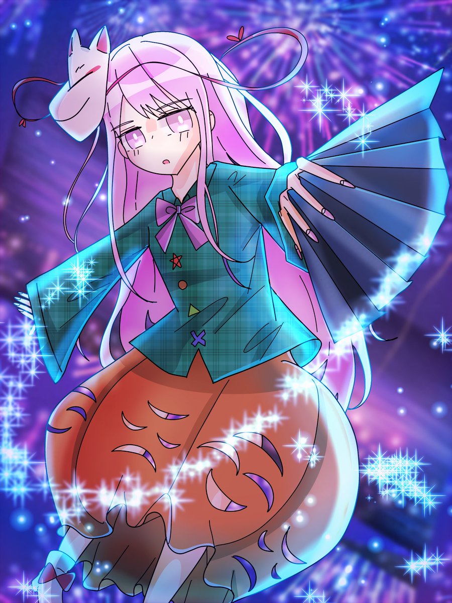 fullmoon___921's tweet photo. #東方Project  #東方Projectイラスト 
 #秦こころ https://t.co/MuCbson9dU