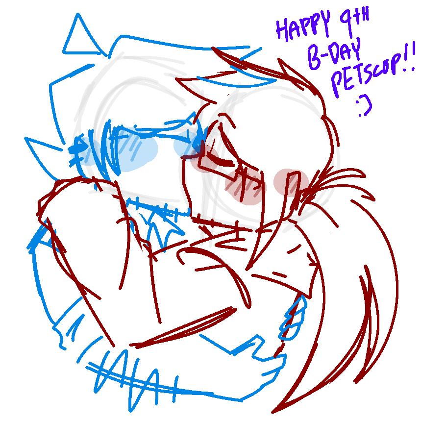 for petscops 9th anniversary i drew ed sheriff domestic and paul petscop kissing
#petscop #sheriffdomestic