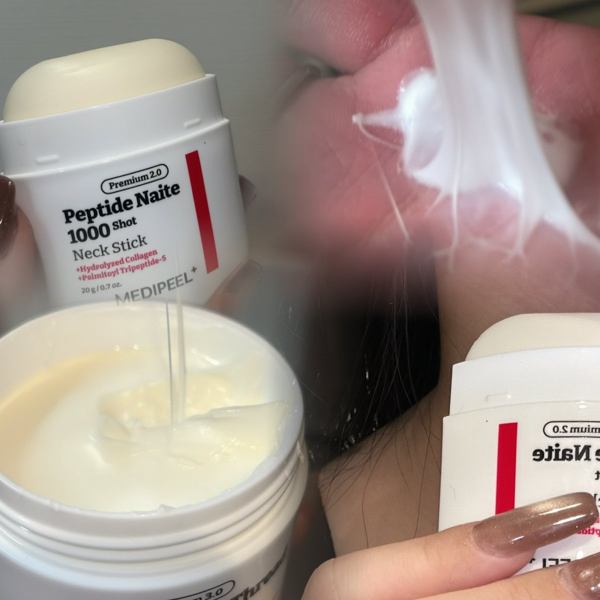 okyoky0425's tweet image. #MEDIPEEL 🪽#PR
プレミアムネッククリーム3.0 
プレミアムネックスティック2.0

今まで首をお手入れすることなんてなかったけど年齢重ねるにつれ意外とスマホ首でシワとかできてるな…って思ってた私大歓喜‼️