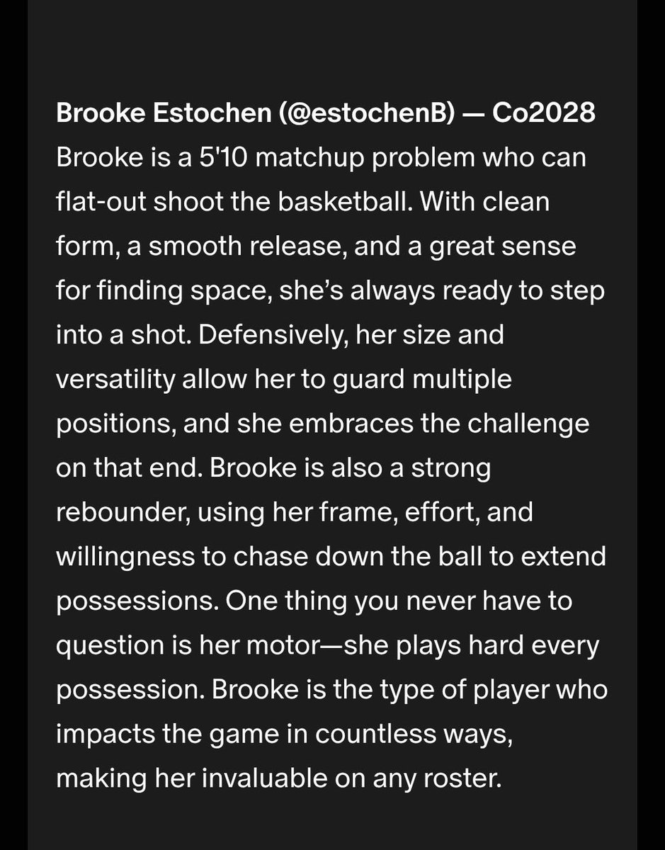 Brooke Estochen tweet media