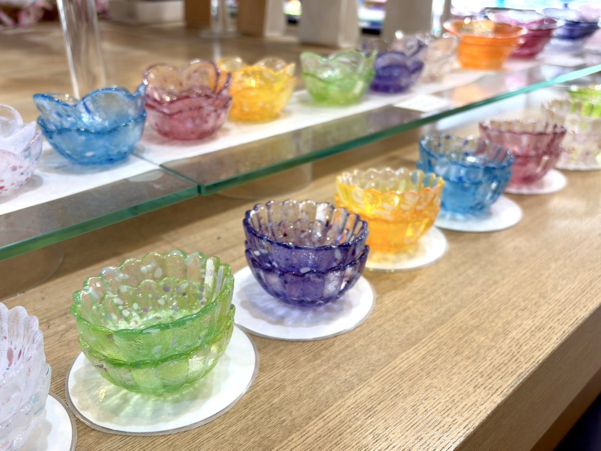 新品未使用　北一硝子　切子　小鉢 2セット 今週末の札幌でのライブに向け、全国からたくさんの方が #小樽 にも来