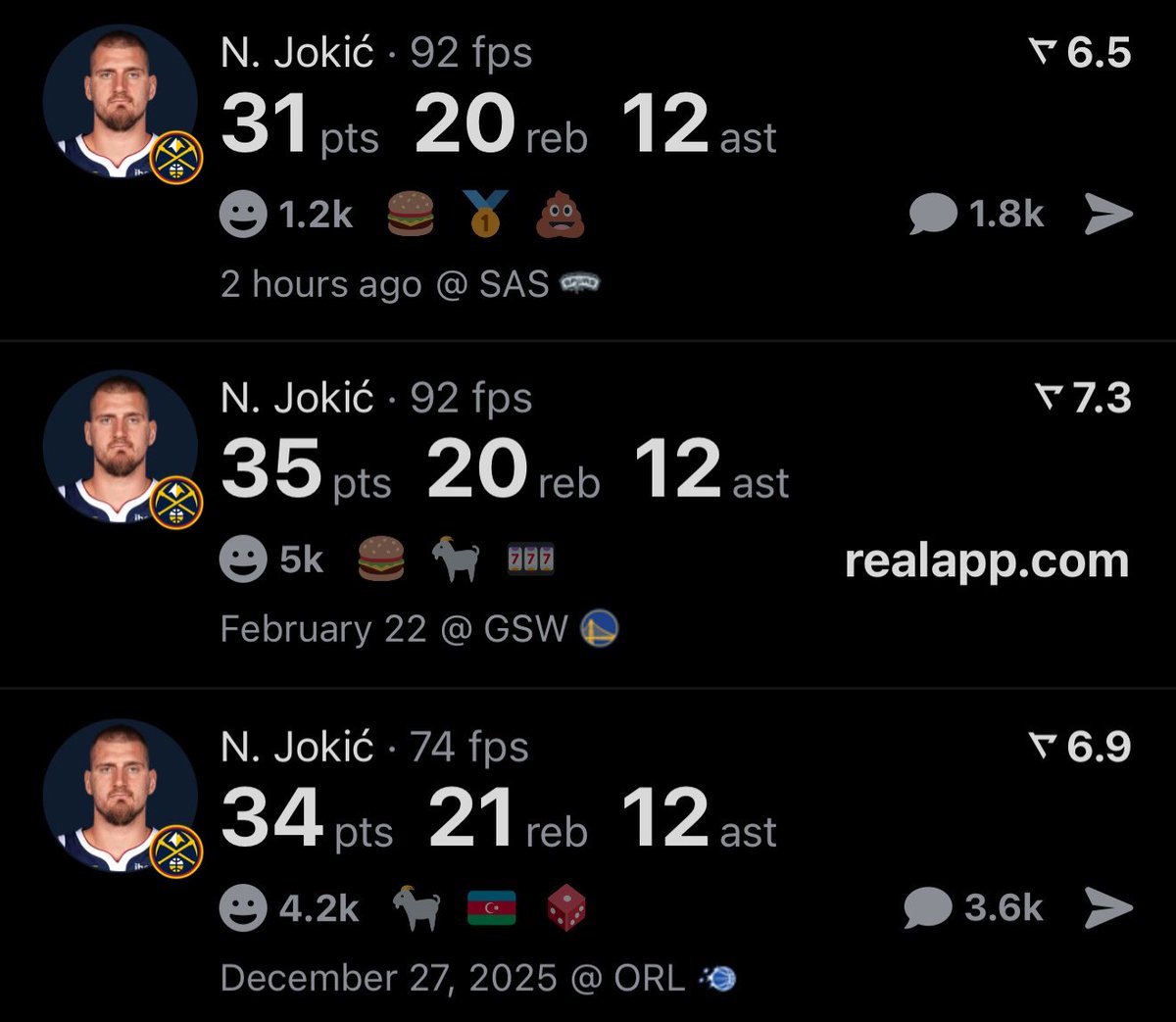 Real App tweet media