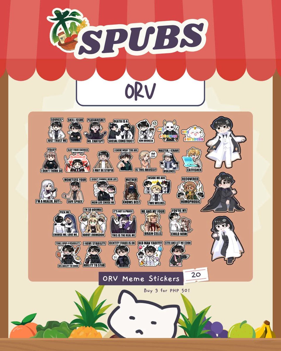 strauberrio's tweet photo. 🍓STRAUB'S FRUIT STAND🍓

Here's my merch catalog for #Otakufest2026 !

Starting off with my ORV and Debut or Die merch (+other Manhwas!) ✨️

🏬 SM Seaside CEBU, Tower Garden
📅 March 14-15, 2026

1/3

#OF26 https://t.co/AmNtLuUwwH