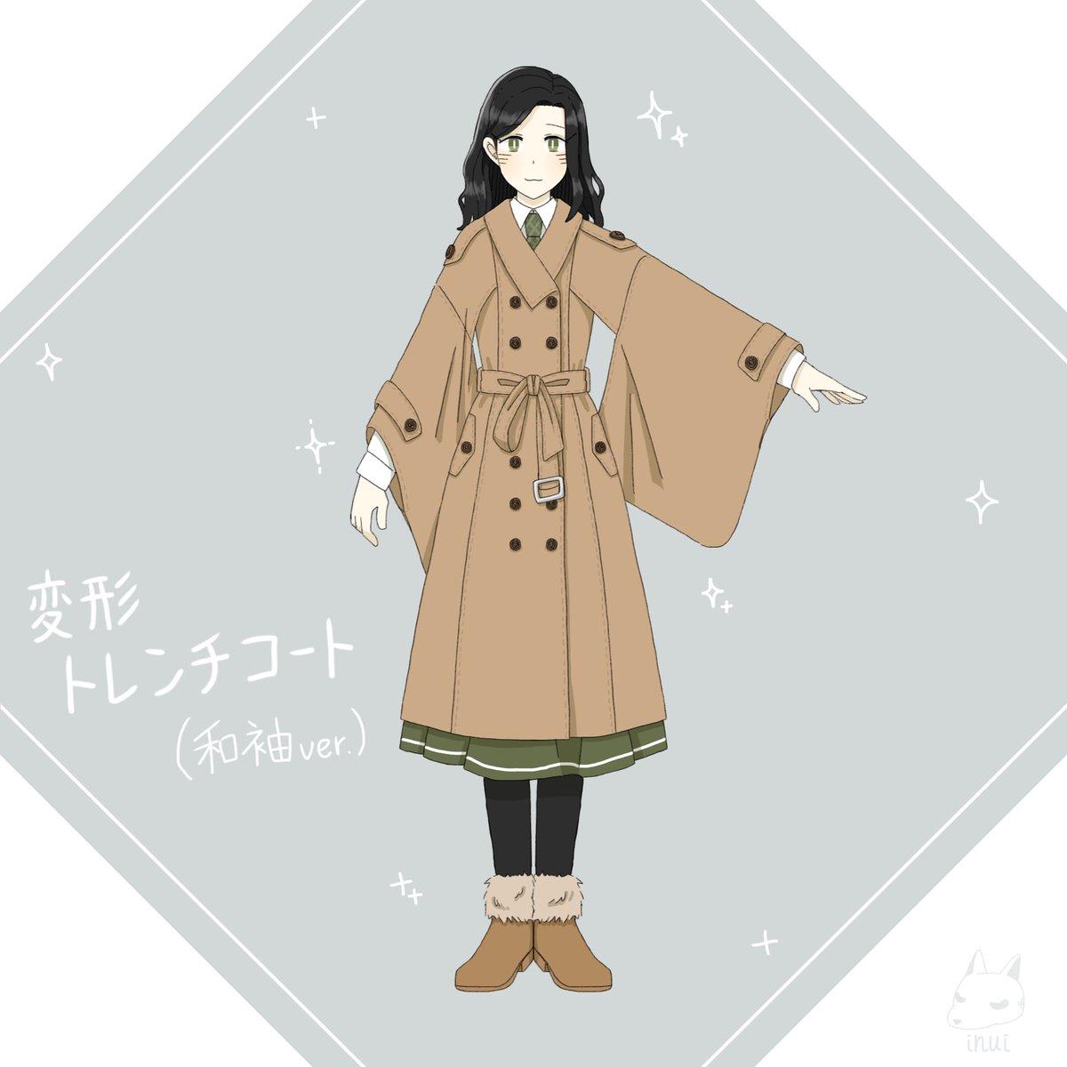 ishow_bu's tweet photo. #和を纏えば音がする

オリジナルデザインの
変形トレンチコート(和袖ver.)です🪡 https://t.co/WcVAsN8maa