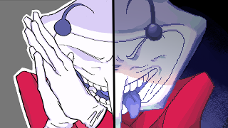 KaelDraxus's tweet photo. DELTARUNE VIDEO THIS SUNDAY, and I may have worked on the thumbnail a bit https://t.co/lUNMhHPA8D