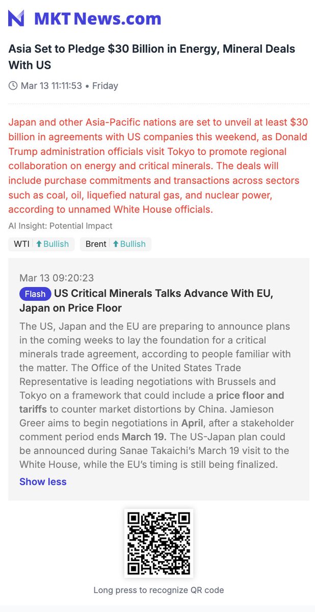 Asia Set to Pledge $30 Billion in Energy, Mineral Deals With US Japan ...