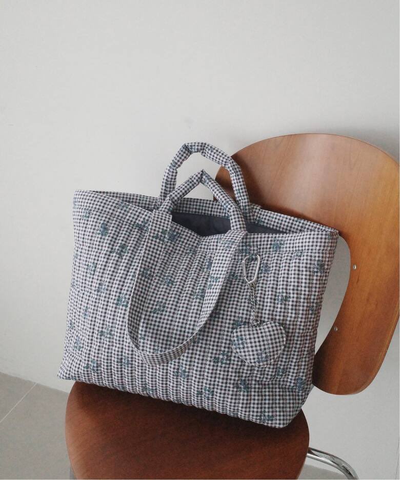 Margaux Dereume × SLOBE キルティングトートバッグかわいすぎない 