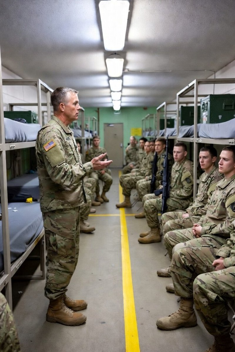 SCENE: Squad Bay
"Listen up, troopers. This is your new PL, 2LT [NAME].  If his name sounds familiar, it's because when a terrorist murdered his ROTC professor, he stabbed that motherfucker 22 times. Sir, the platoon is yours"

Imagine being one of the line dogs when this