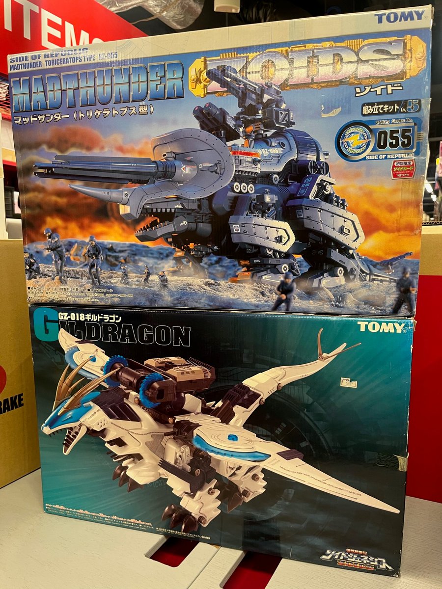ゾイドどどんと入荷しました！ 全て未組立品です☆ マッドサンダーや