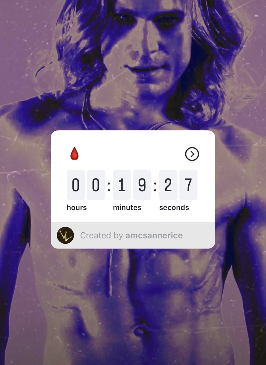 Just under 20 minutes left until… 🩸

#AllFallDown #TheVampireLestat