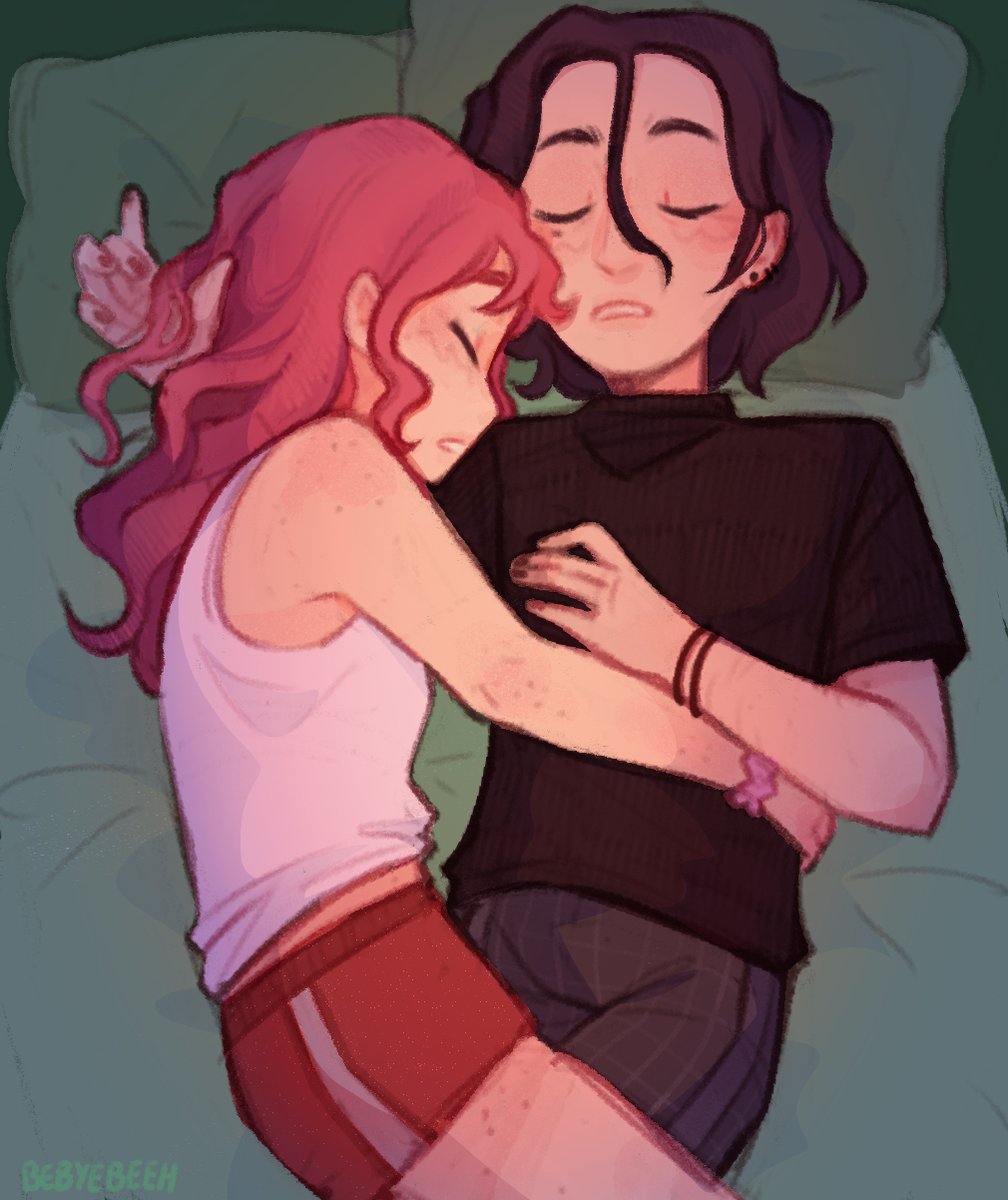 they're sleeping 
#tgswiiwagaa #greenyuri #mitsuaya