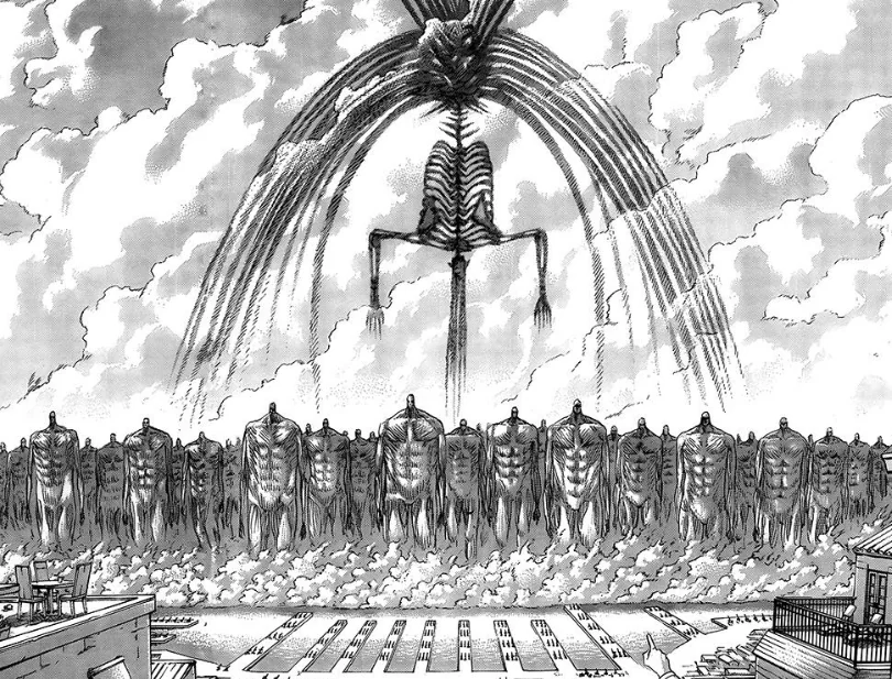 Attack on Titan, at its core, is a story about Israel executing the Samson Option on the entire planet simultaneously and murdering every single Goy to save Judea