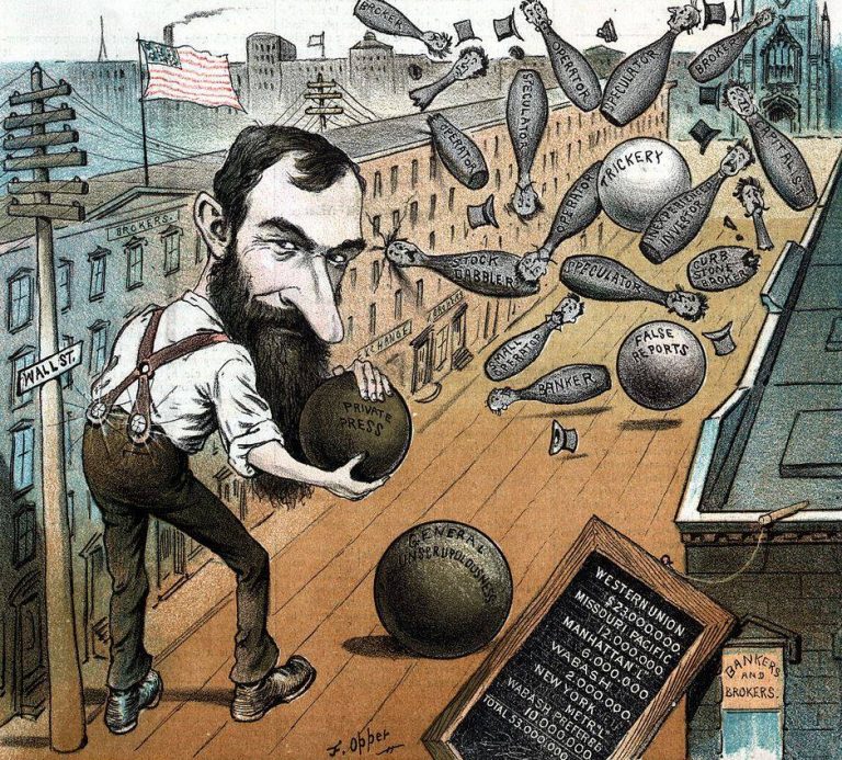 144 yıl önce (1882) bugün, Ünlü New York’lu spekülatör ve iş adamı Jay Gould, iflas ettiğine dair söylentiler yayılınca gazetecileri bürosuna çağırıp kasasını açarak içindekileri gösterdi: $23 milyonluk Western Union, $12 milyonluk Missouri Paci... Devamı: persembe.com/13-mart-1882/