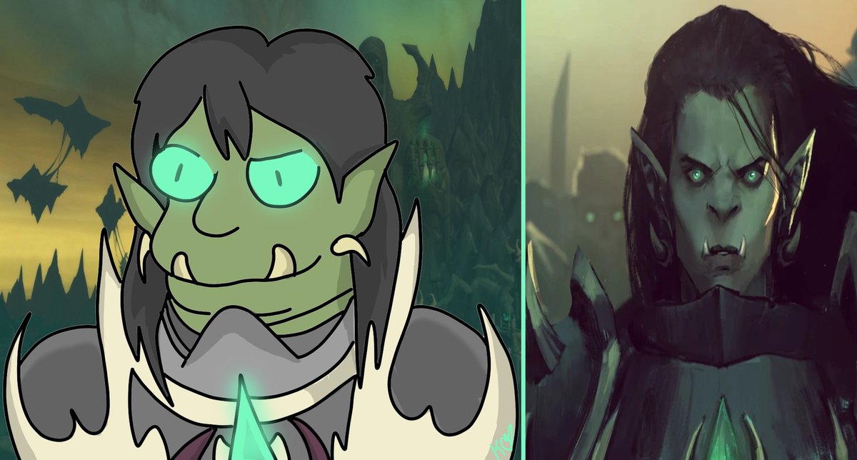 ChibiMeArts1's tweet photo. I was looking  back at my Simpson Art stream I did three years ago, and really should bring this back and do it again! This was so nice and think I really captured some of there essences @Warcraft https://t.co/VlbcbvrTSJ