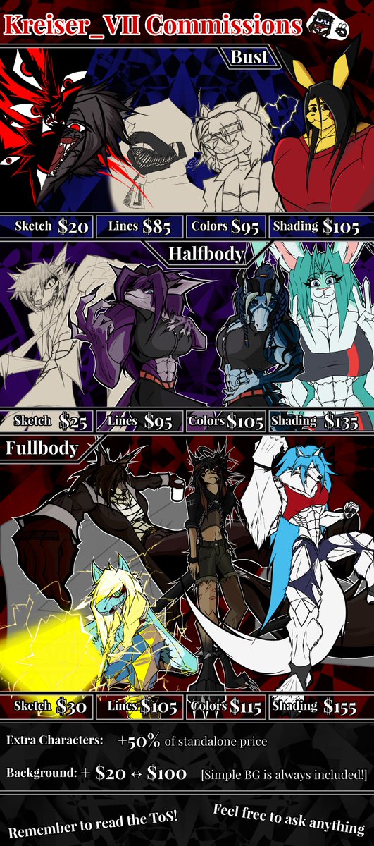 『𝕂𝕣𝕖𝕚𝕤𝕖𝕣_𝕍𝕀𝕀』-Open Comms -1/3- tweet media